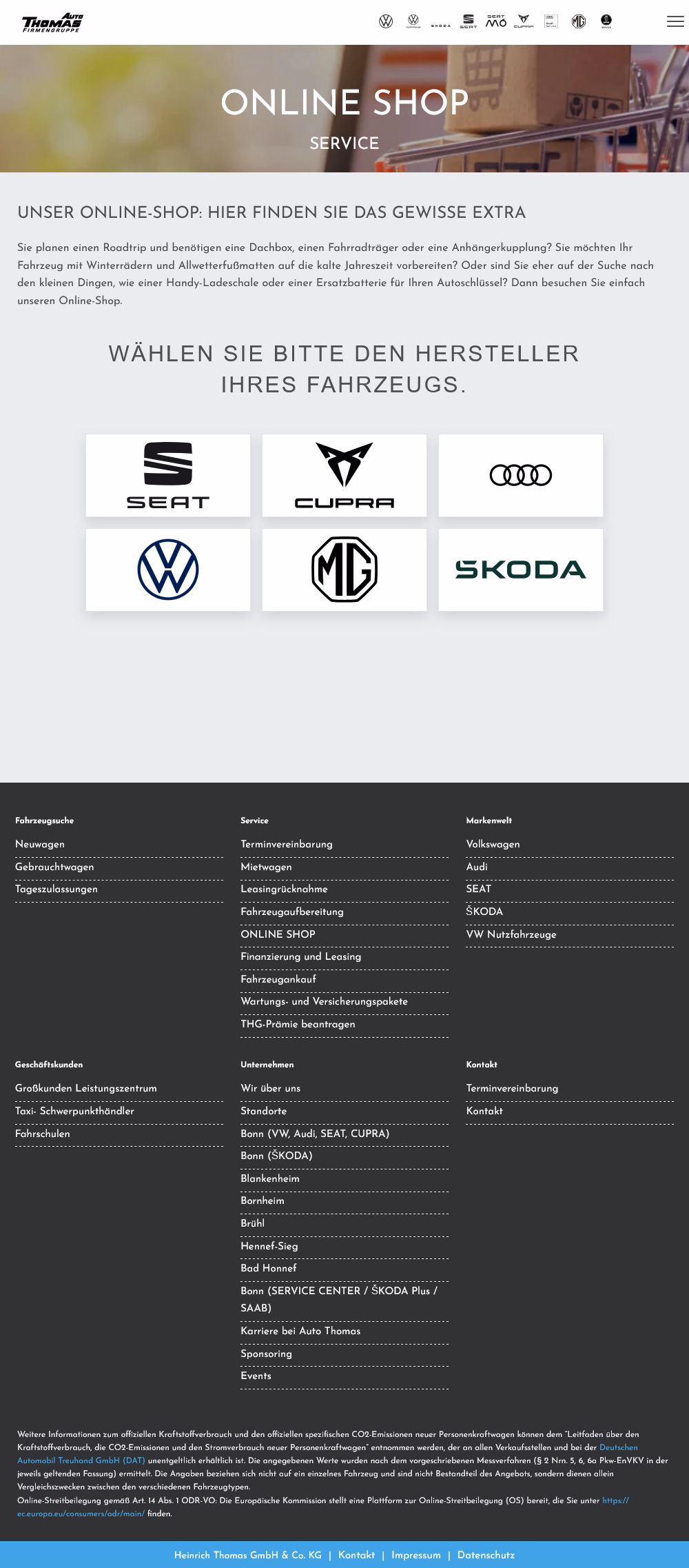 Ihre Autohaus Webseite